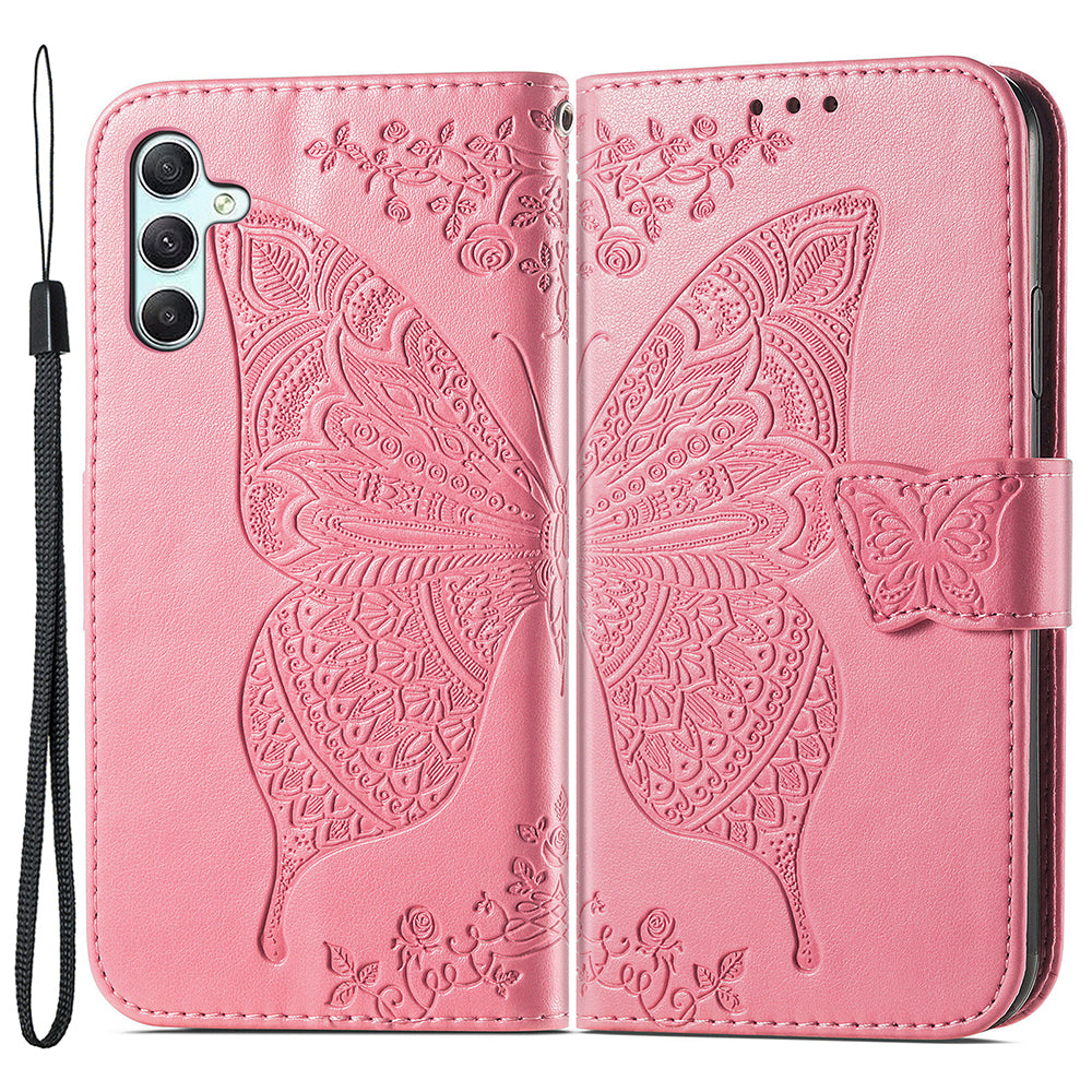 For Samsung Galaxy A34 5G Butterfly Imprinted Leather Wallet Case Flip Stand Phone Cover For Samsung Galaxy A34 5G Butterfly Imprinted Leather Wallet Case Flip Stand Phone Cover